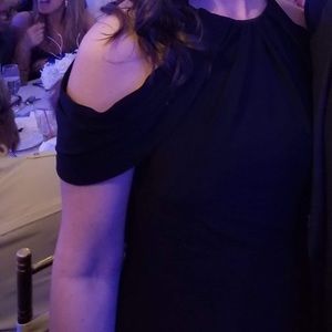 Once worn black wedding dress